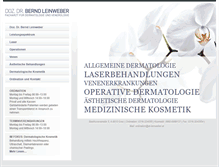 Tablet Screenshot of dr-leinweber.at